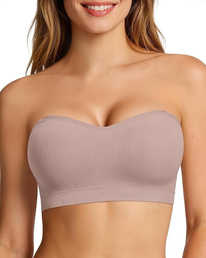 OEAK wireless push-up strapless bralette